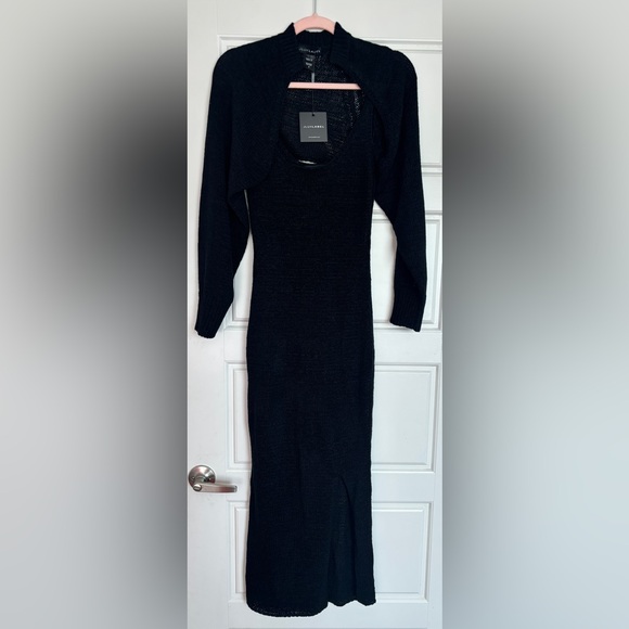 NWT • JLUXLABEL • BLACK AS YOU PLEASE SET • SMALL • MAXI LENGTH - Picture 3 of 4